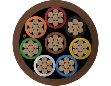 Intruder alarm cables cross-section