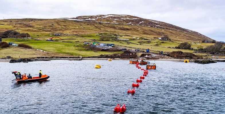 Shetland pull-in